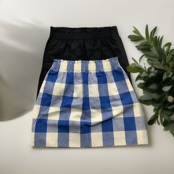 J.CREW Dresses & Skirts - J. Crew Women's Size 4 Mini Skirt Elastic Waist LOT 2  NWOT
